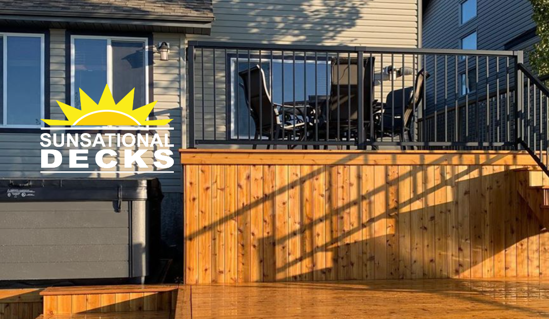 Cedar Deck In Sherwood Park